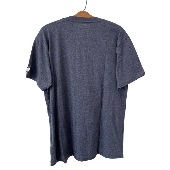 Homefield Kansas Jayhawks Short Sleeve T Shirt Men L Gray Cotton Polyester Basic - Picture 2 of 7